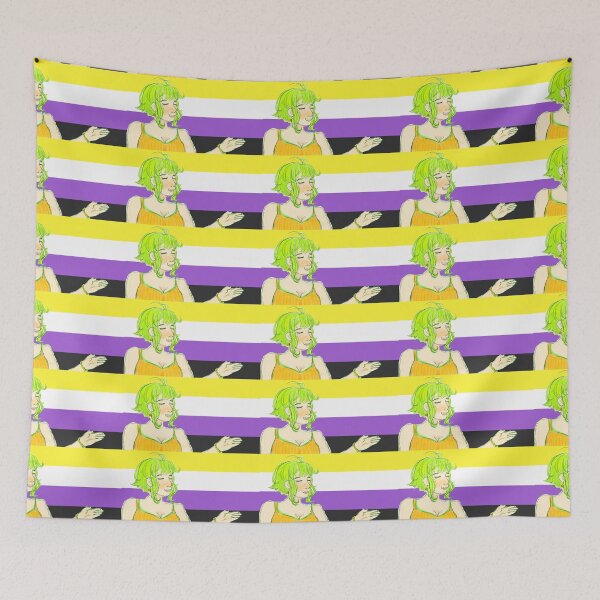 Item preview, VOCALOID Megpoid Gumi Non-Binary Enby Flag  designed and sold by Holli Anderson.
