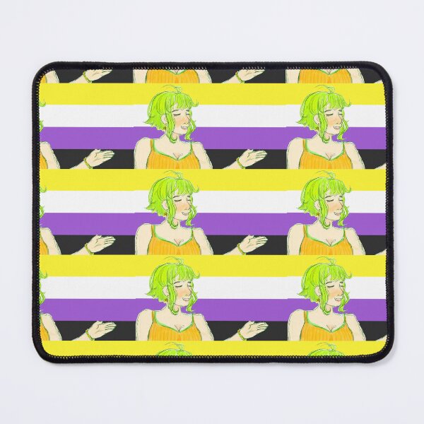 Item preview, VOCALOID Megpoid Gumi Non-Binary Enby Flag  designed and sold by Holli Anderson.