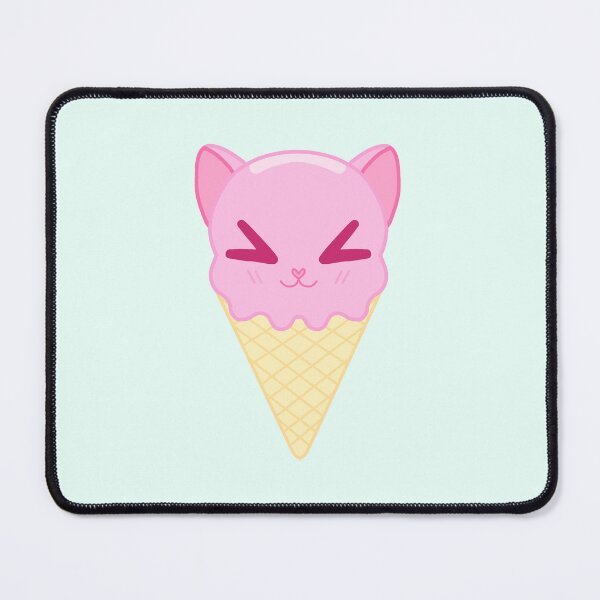 Item preview, Strawberry Ice Cream Cat designed and sold by Rainy-Kitten.