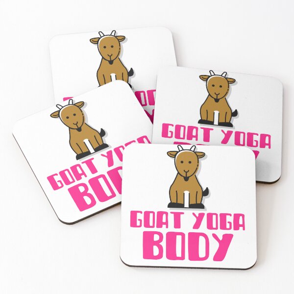 Item preview, Goat therapy/yoga/body/meditation designed and sold by expressiveprint.