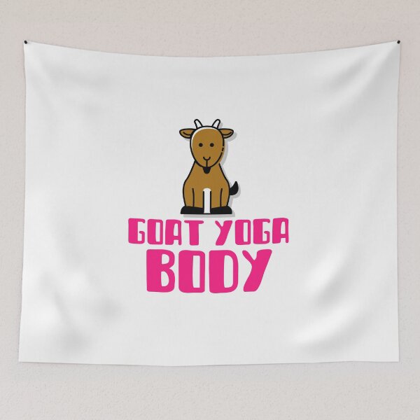 Item preview, Goat therapy/yoga/body/meditation designed and sold by expressiveprint.