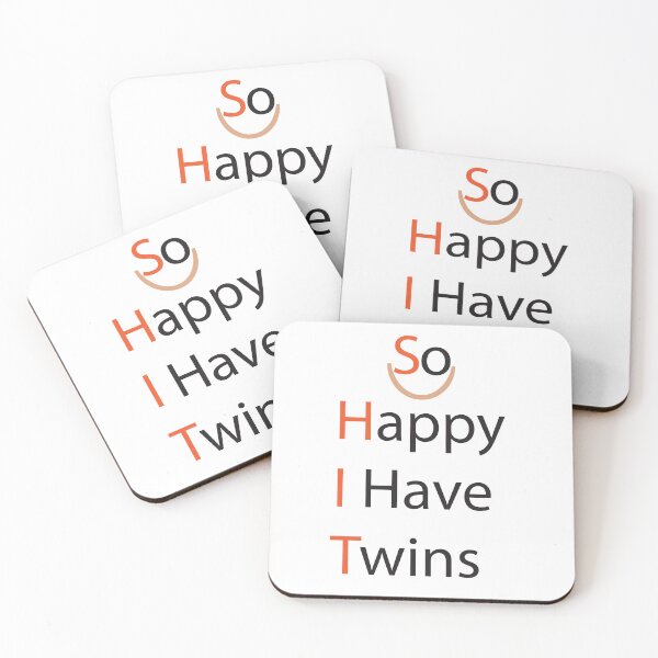 Item preview, SO Happy I Have Twins love twins T-shirt for Parent moms and dads designed and sold by Luxe-Art.