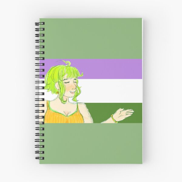 Item preview, VOCALOID Megpoid Gumi Genderqueer Flag  designed and sold by Holli Anderson.