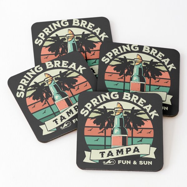 Item preview, Retro Vintage Party Beach Ocean Spring Break Tampa Florida designed and sold by CattlettArt.