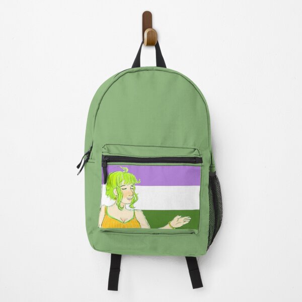 Item preview, VOCALOID Megpoid Gumi Genderqueer Flag designed and sold by Holli Anderson.