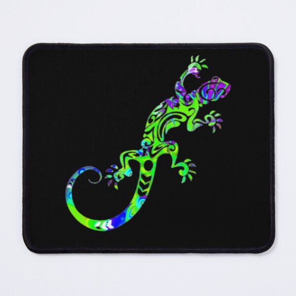 Item preview, Psychedelic Lizard in Green and Blue designed and sold by Paulele.