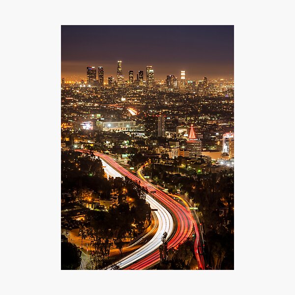 Hollywood Bowl Overlook Photographic Print