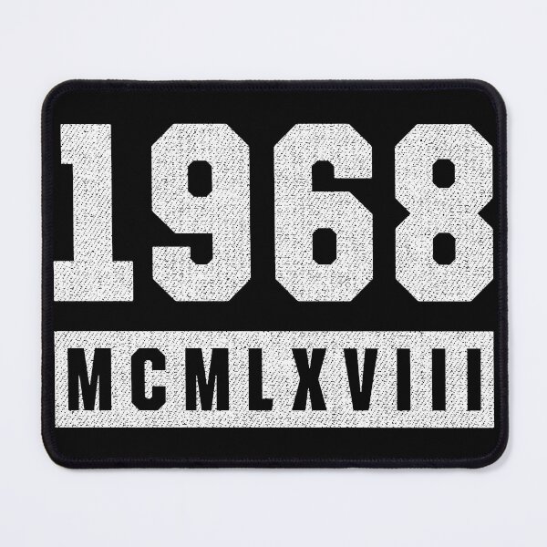 Item preview, Vintage 1968 Roman Numeral Birthday designed and sold by MarkTees.