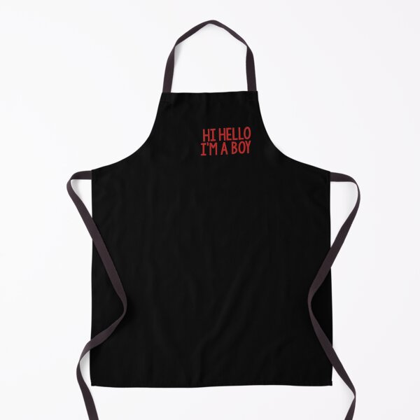 Item preview, Hi Hello, I'm a Boy - red on black designed and sold by Skyler Orion X.
