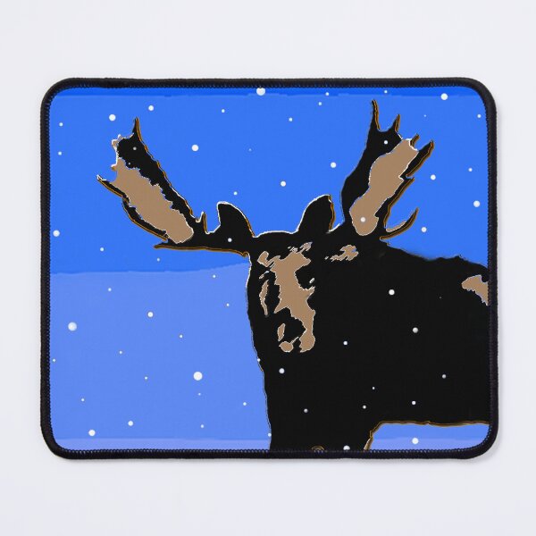 Item preview, Moose in Winter designed and sold by alpendesigns.