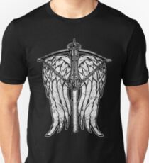 Angel Wings and Crossbow (Dirty) Slim Fit T-Shirt