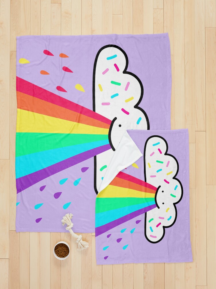 Alternate view of Rainbow Blast Pet Blanket