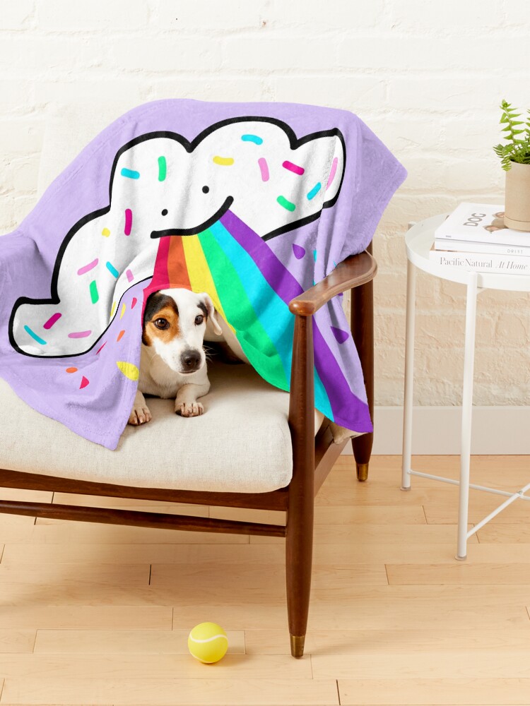 Alternate view of Rainbow Blast Pet Blanket
