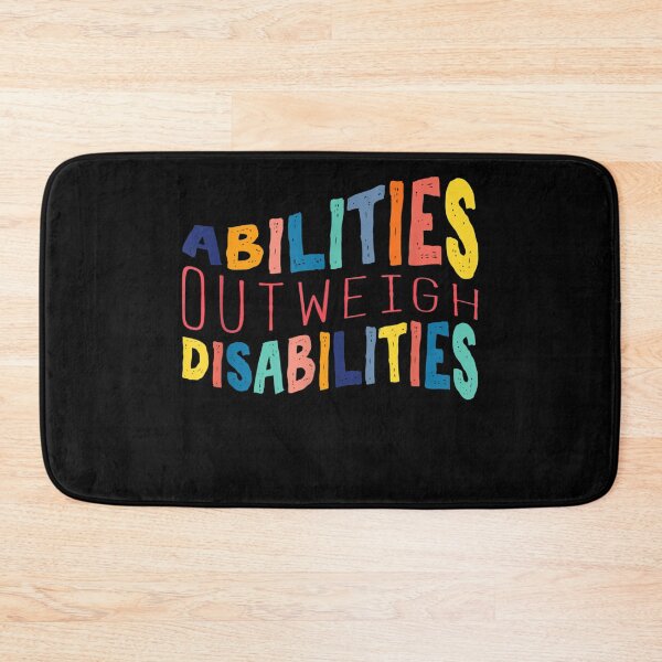 Item preview, Abilities Outweigh Disabilities School Psychologist  designed and sold by RogerGift.