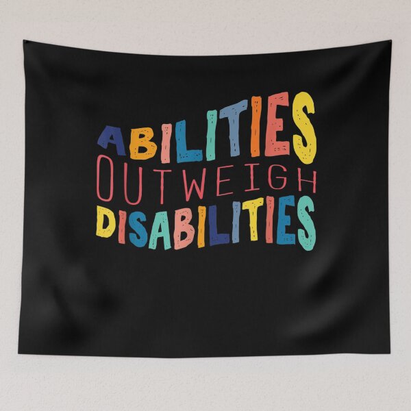 Item preview, Abilities Outweigh Disabilities School Psychologist  designed and sold by RogerGift.