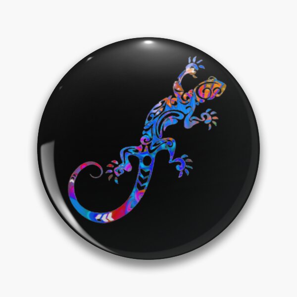 Item preview, Psychedelic Lizard in Blue and Red designed and sold by Paulele.