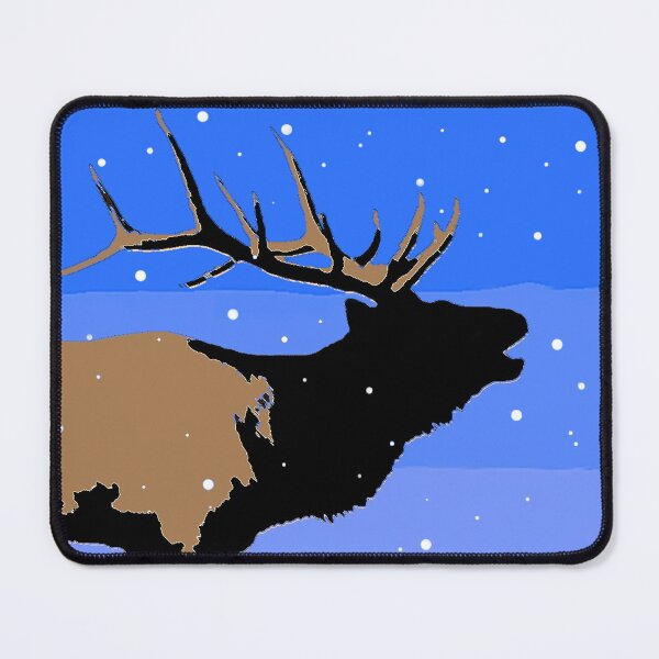 Item preview, Bugling Elk in Winter designed and sold by alpendesigns.