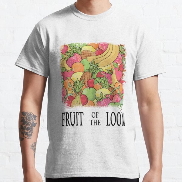 Navy Fruit of the Loom T-Shirt with your desired text printed * FIRE * 