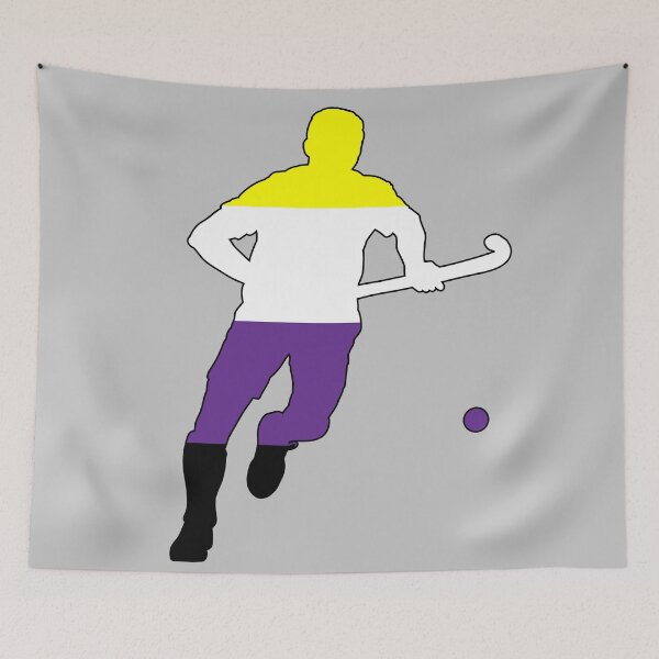 Item preview, Field Hockey2: Nonbinary Pride designed and sold by Zia Frazier.