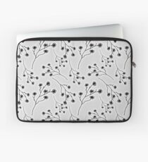Baby's Breath Flower Pattern - White Laptop Sleeve