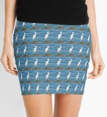 Little Blue Heron (Juvenile) Mini Skirt