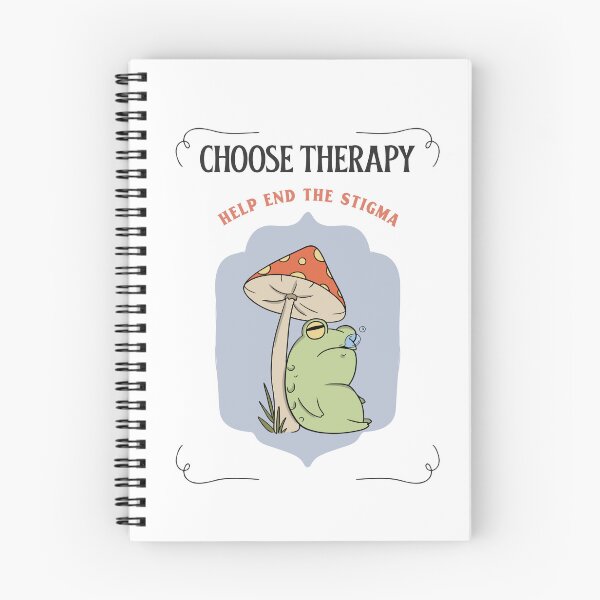 Aperçu de l'œuvre Choisissez la thérapie - Aidez à mettre fin à la stigmatisation créée et vendue par TheFrogColony.