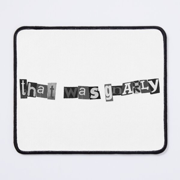 Item preview, B&W That Was Gnarly Cutout designed and sold by Kat Acosta.