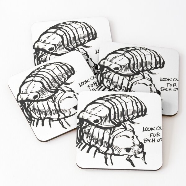 Item preview, Look Out For Each Other Isopods designed and sold by pillarsalt.
