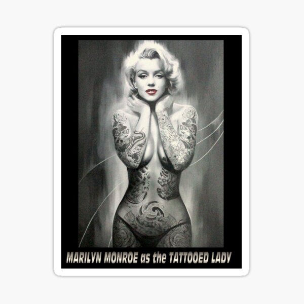 Item preview, MARILYN MONROE: as The TATTOOED LADY Print designed and sold by posterbobs.