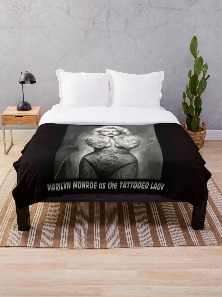 MARILYN MONROE: as The TATTOOED LADY Print