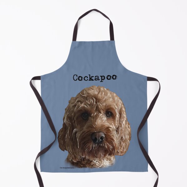 Artikelvorschau, Rotes Cockapoo / Gekritzel-Hundeporträt entworfen und verkauft von Happy Dog Doodles.
