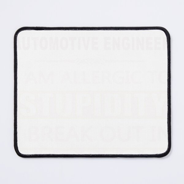 Item preview, Sarcasm White Automotive Engineer designed and sold by Manveersh.