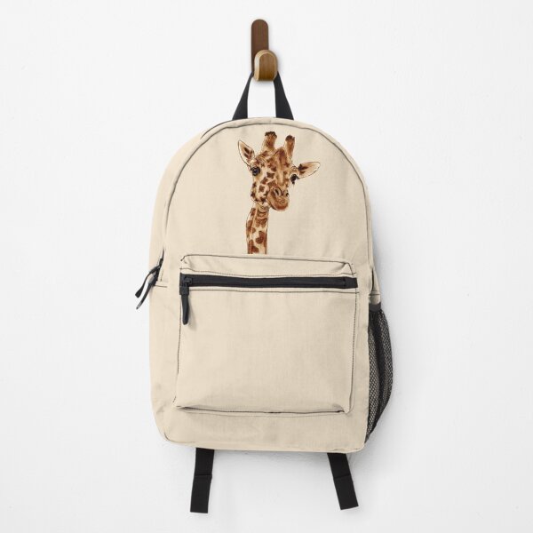 Item preview, Giraffe neck, front view, butterfly-shaped spots - brown colorized version designed and sold by SylvieG18.
