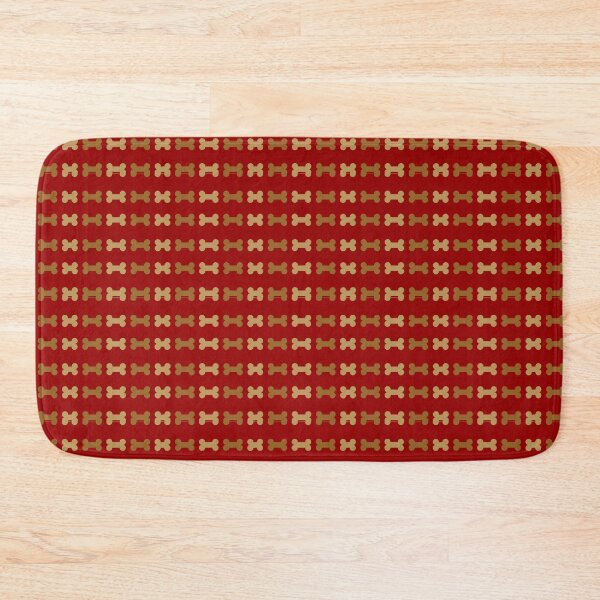 Item preview, Dog bone dogtooth check patterned designed and sold by Julieford.
