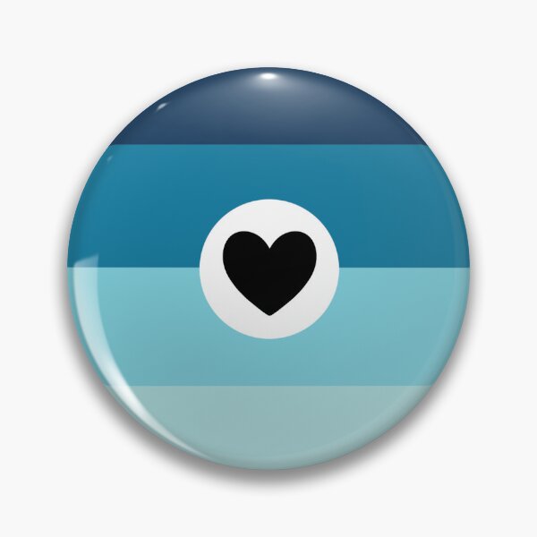 Item preview, Blue Sunset Heart designed and sold by ladybluebottle.