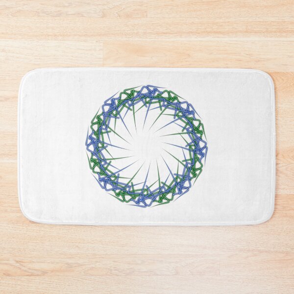 Item preview, Blue and green wheel, abstract art designed and sold by Meo Design.
