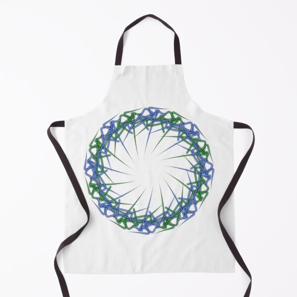 Item preview, Blue and green wheel, abstract art designed and sold by Meo Design.