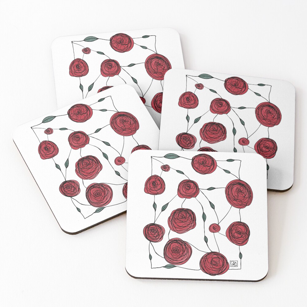 Item preview, Coasters (Set of 4) designed and sold by ilaviuart.