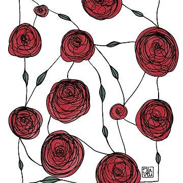 Artwork thumbnail, Red Roses by ilaviuart