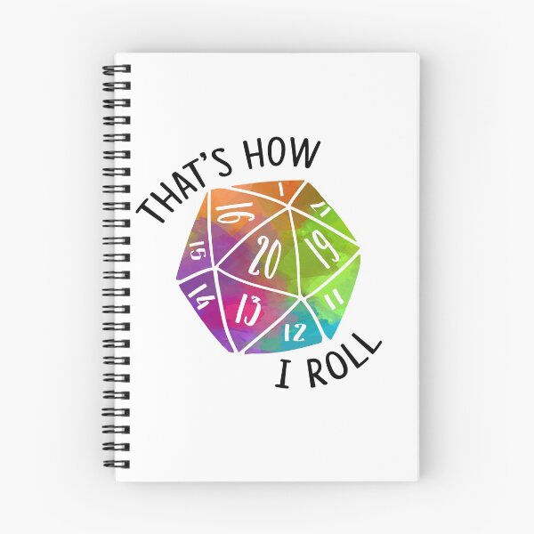 Item preview, That's How I Roll Rainbow d20 Dice designed and sold by FiveThirtyOne.
