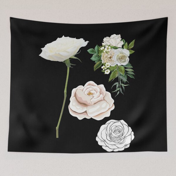 Item preview, Gentle white rose designed and sold by Sam Artist.