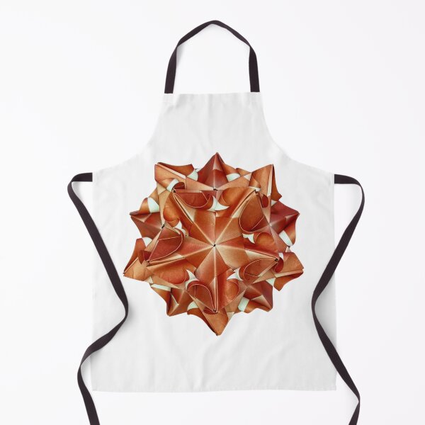 Item preview, Reddish origami star, kusudama designed and sold by Meo Design.