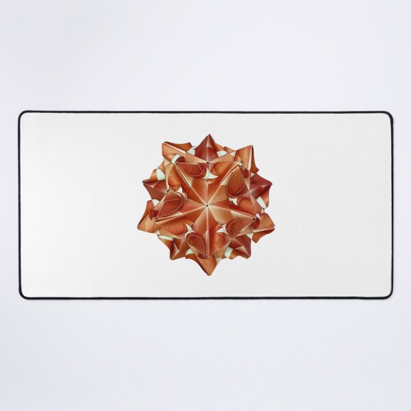 Item preview, Reddish origami star, kusudama designed and sold by Meo Design.