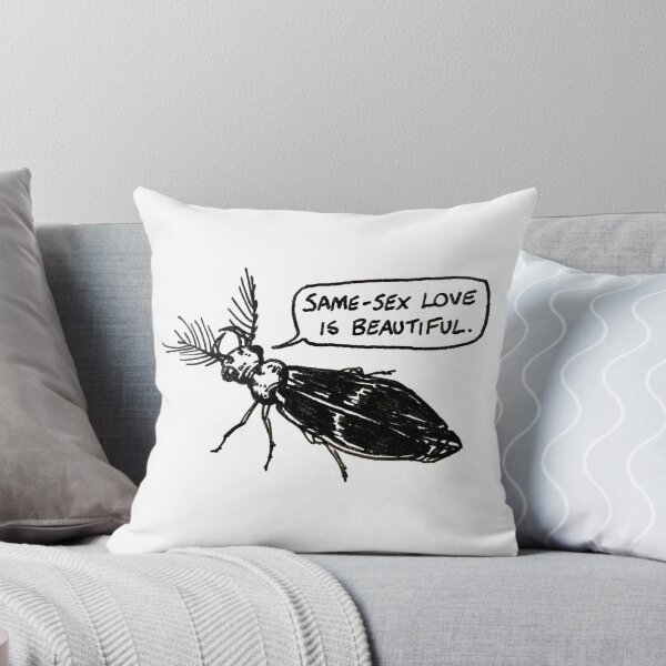Item preview, Same-Sex Love IS Beautiful Beetle designed and sold by pillarsalt.