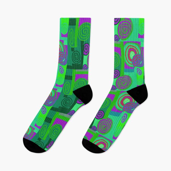 Item preview, Dazzling Swirly Abstract Pattern, Greens designed and sold by PeckoBird.