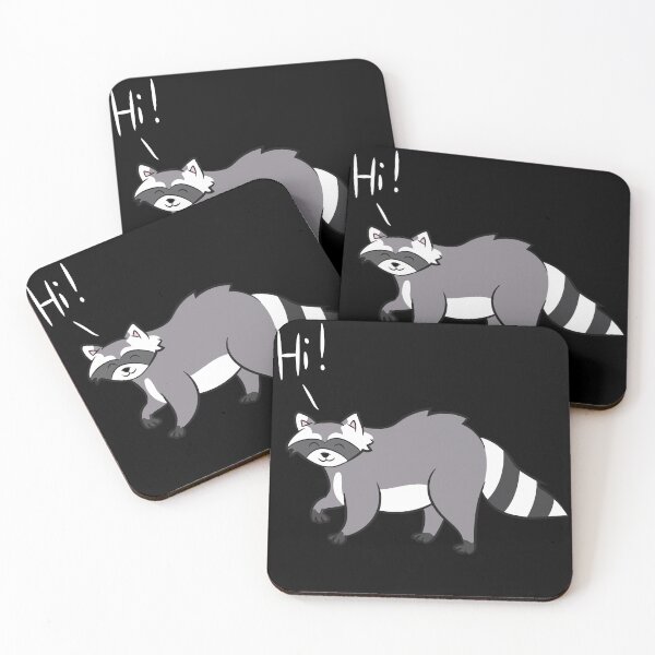 Item preview, Raccoon - Hi designed and sold by Mohja-Design.