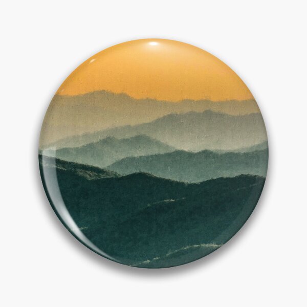Item preview, Great Smoky Mountains National Park, Smoky Mountain Pastel Sunset, Smoky Mountains Tennessee Aesthetic, Great Smoky Mountains National Park Landscape designed and sold by Trendymotion.