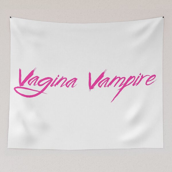 Item preview, Vagina Vampire - pink font designed and sold by aromis.