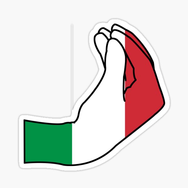 Italienische Flagge Bandiera taliana Reflektor 7 x 5 cm HR 14172 RICHTER Art 