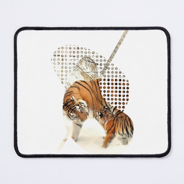Item preview, Tiger and Cub Abstract designed and sold by Paulele.